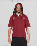 Unisex Burgundy Polo – (LA FLAME)