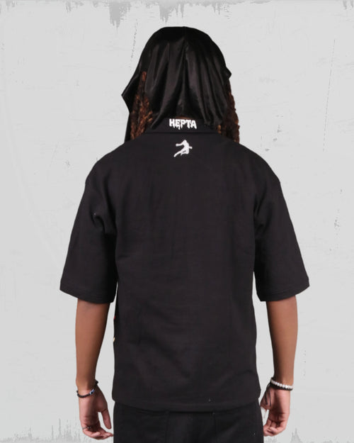 Unisex Black polo – (THE GHOST)