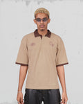 Unisex Beige Polo – (THE MIRAGE)