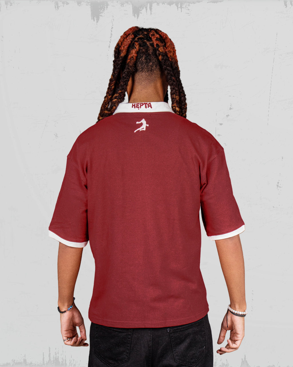 Unisex Burgundy Polo – (LA FLAME)