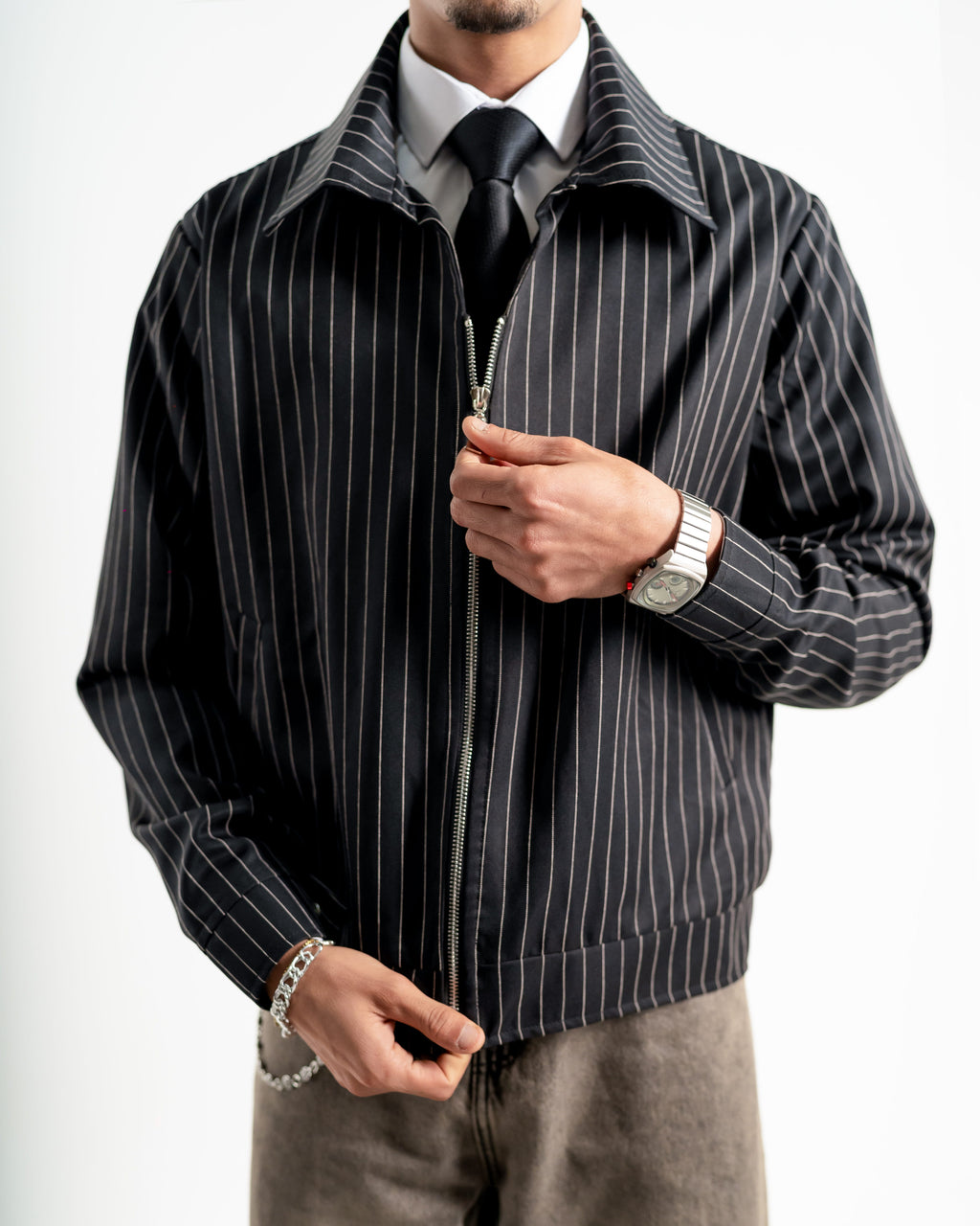 Unisex-Stripped jacket