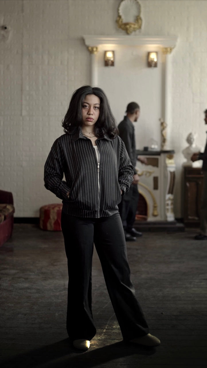 Unisex-Stripped jacket