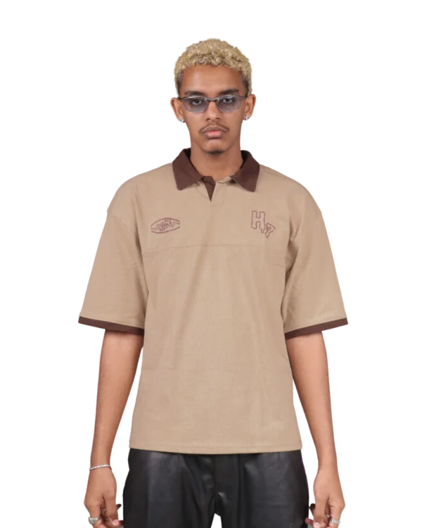 Unisex Beige Polo - (THE MIRAGE)